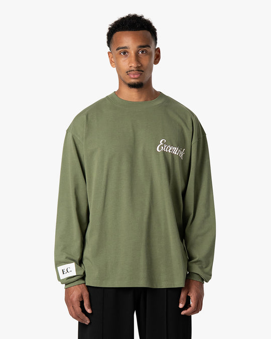 Script Long Sleeve Moss