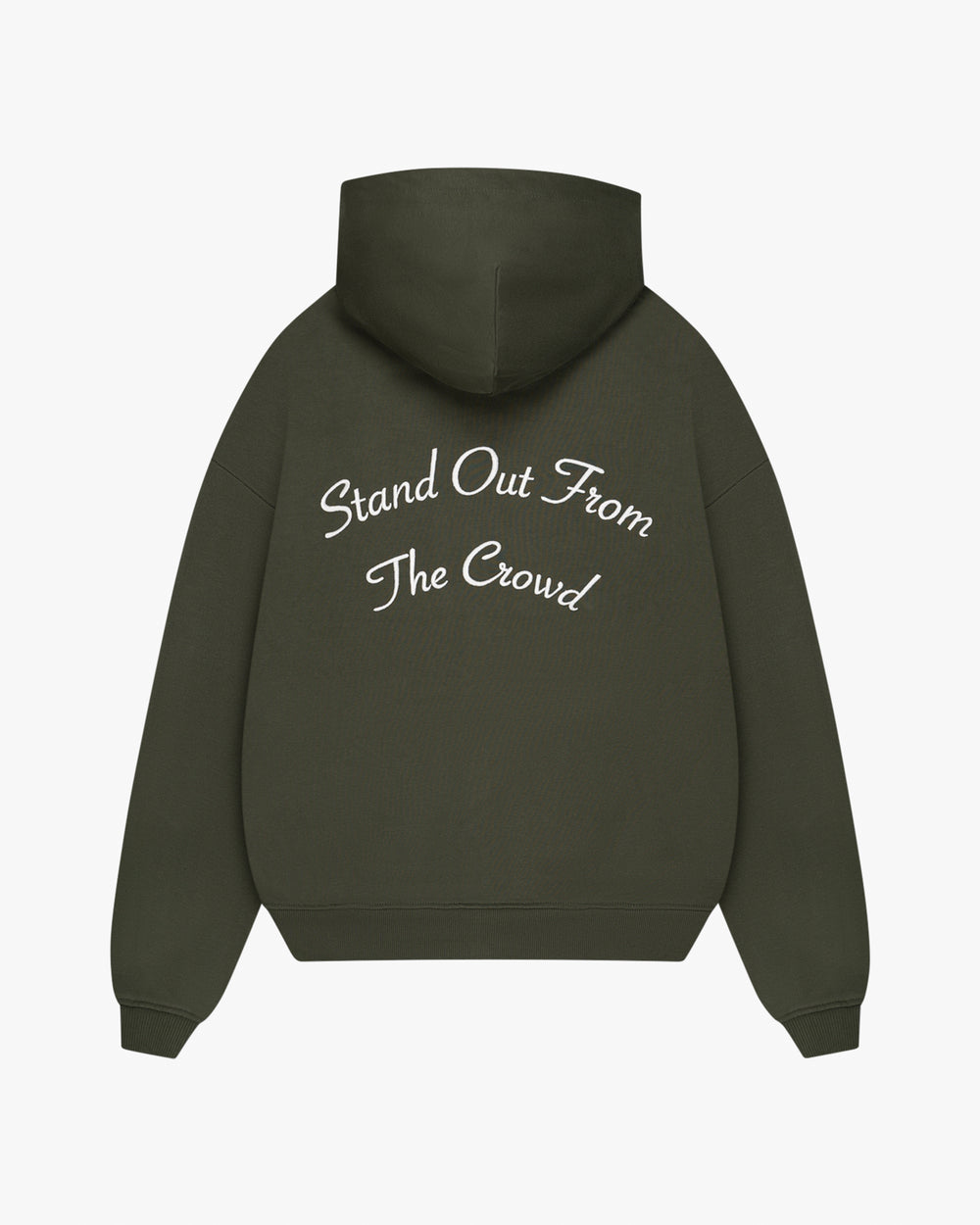 Essential Double Zipped Hoodie Forest Green