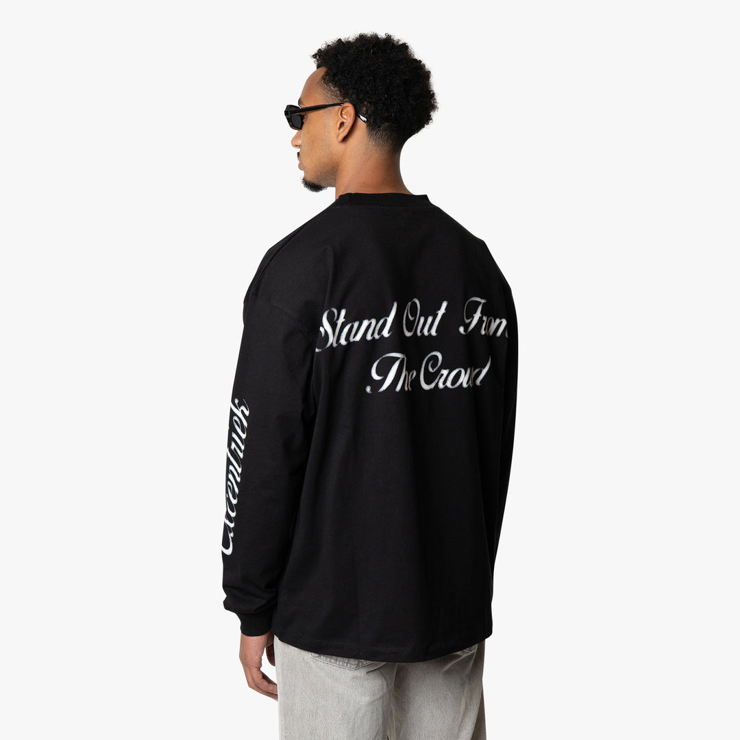 (pre order) Logo Long Sleeve T-Shirt Black