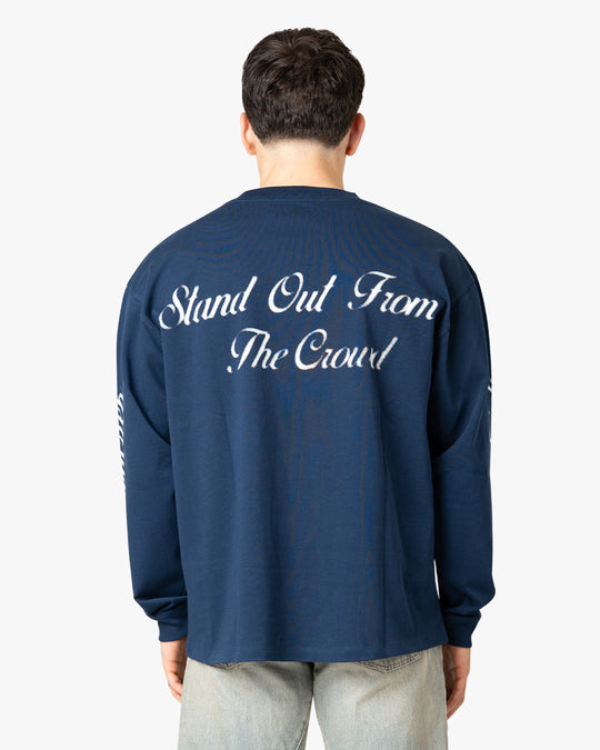 Logo Long Sleeve T-Shirt Deep Blue