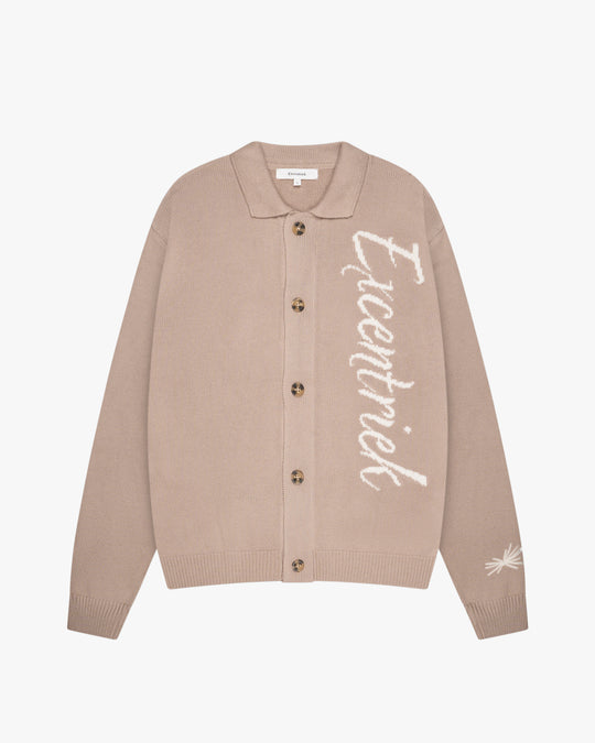 Knitted Cardigan Light Brown