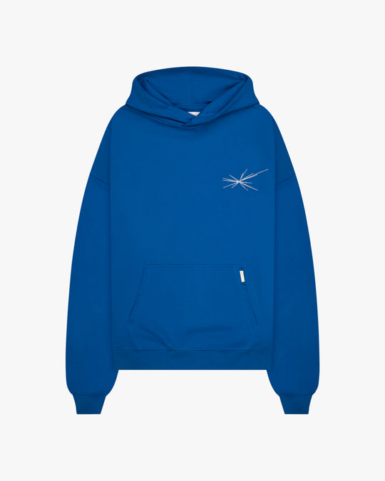 Paris X Excentriek Heavy Hoodie Cobalt Blue