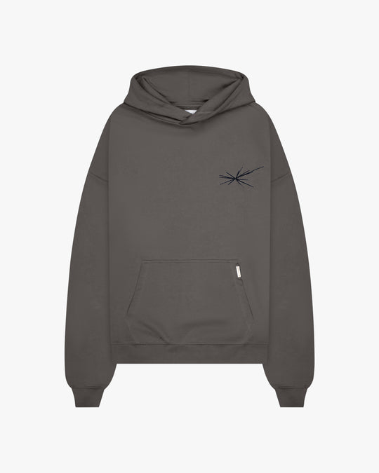 Paris X Excentriek Heavy Hoodie Storm Grey
