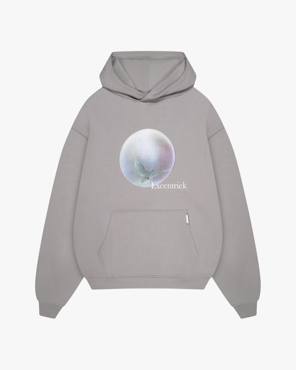 Pigeon-Moon Heavy Hoodie Smoke Grey