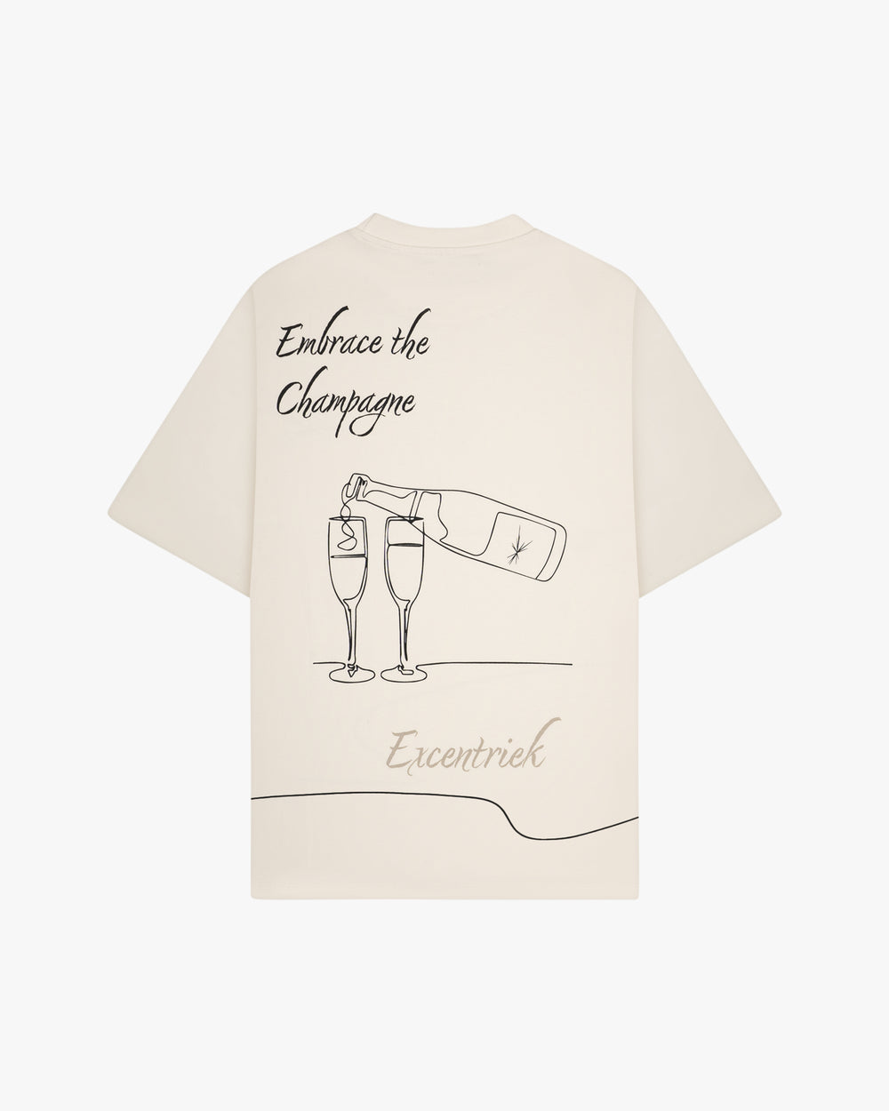 Champagne Oversized T-Shirt Off White