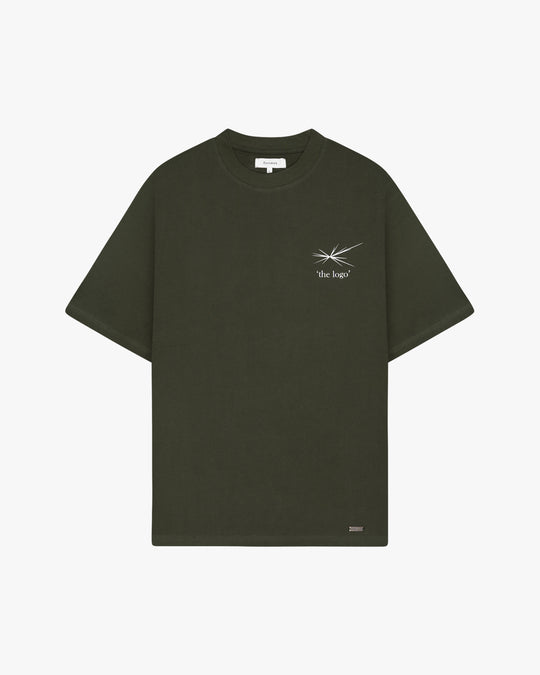 Oversized Community T-shirt Forest Green
