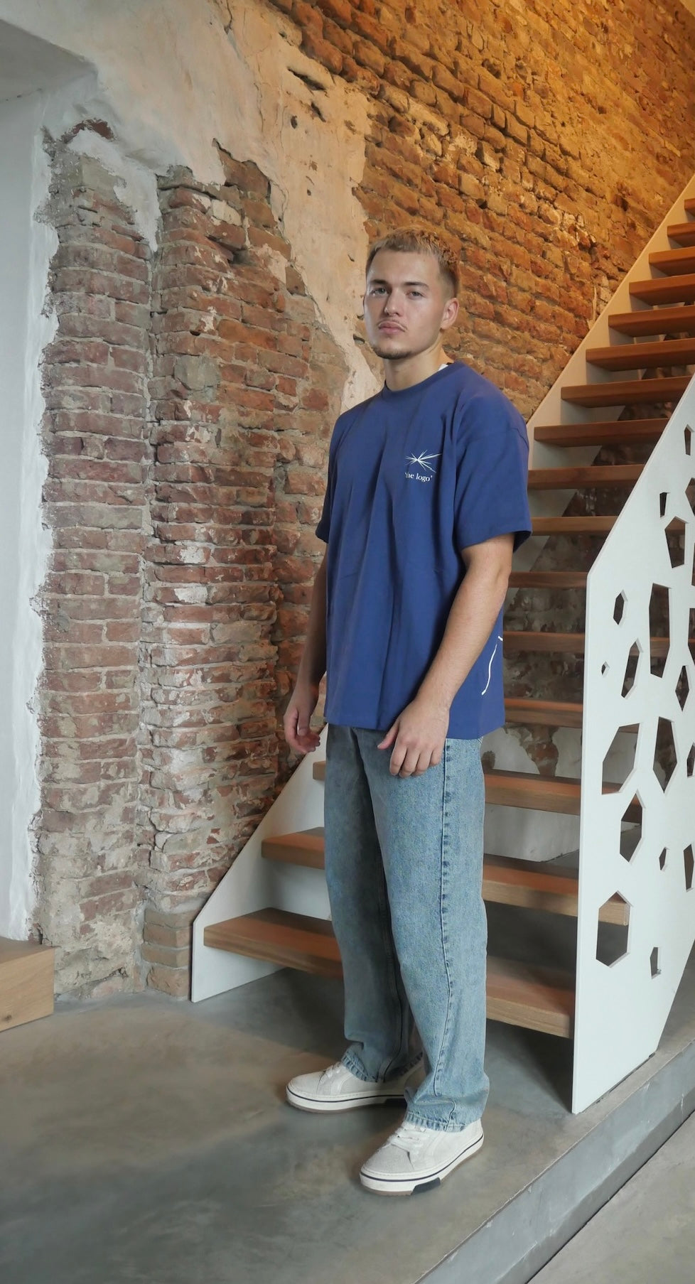 Oversized Community T-shirt Ocean Blue