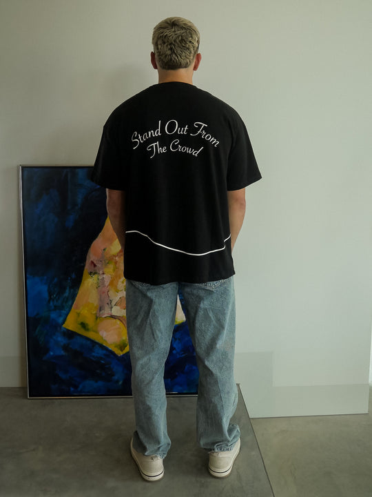 Oversized Community T-shirt Deep Black