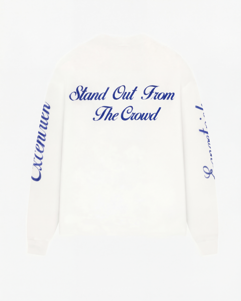 Logo Long Sleeve T-Shirt White Cobalt