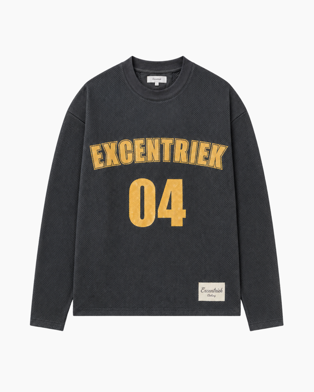 Mesh Long Sleeve | Deep Black