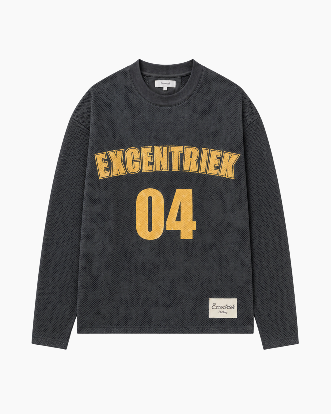 Mesh Long Sleeve | Deep Black