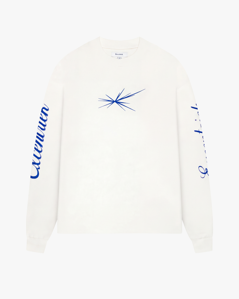 Logo Long Sleeve T-Shirt White Cobalt