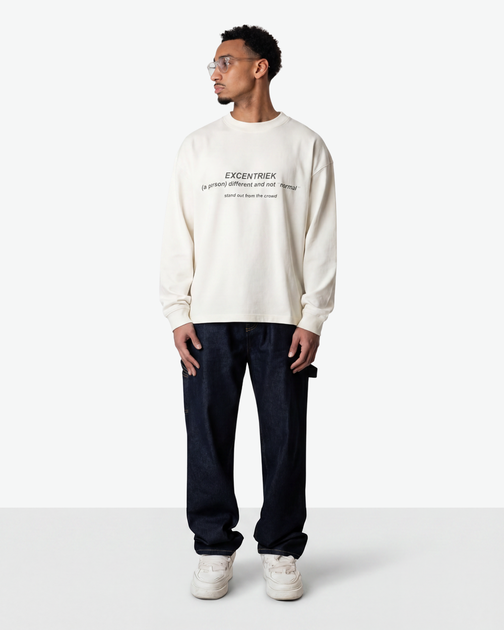 Definition Long Sleeve Broken White