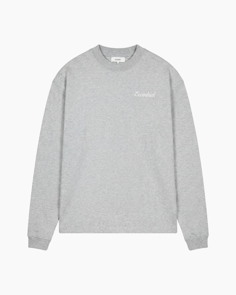 Initial Long Sleeve | Melange Grey