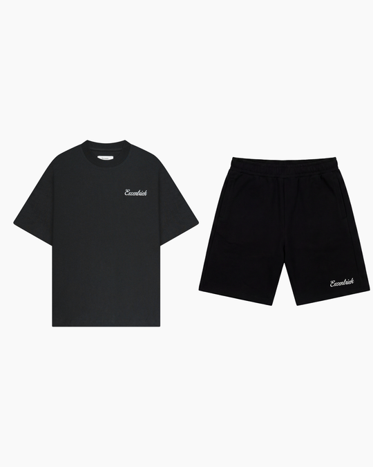 Initial Tee Set Black
