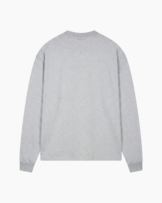 Initial Long Sleeve | Melange Grey