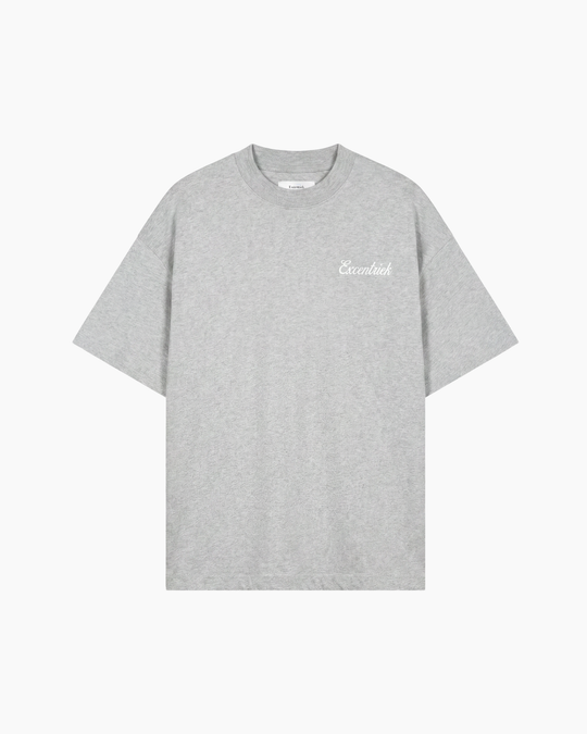 Initial Tee | Melange Grey