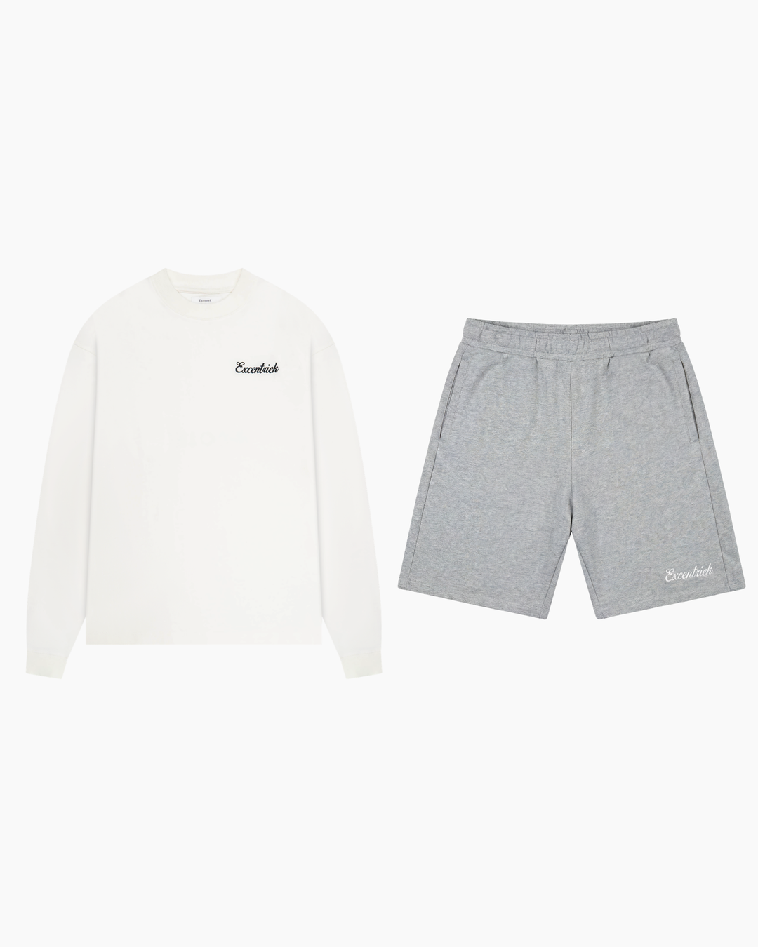 Initial Long Sleeve Set White