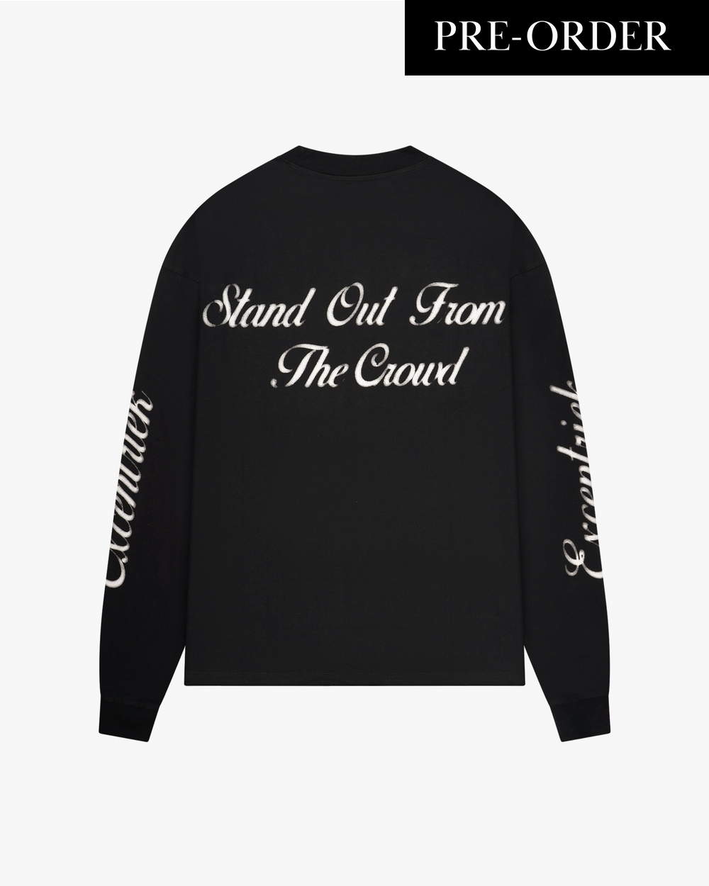 (pre order) Logo Long Sleeve T-Shirt Black