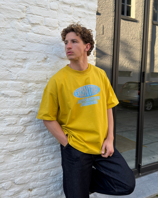 Automotive Tee | Broken Mustard