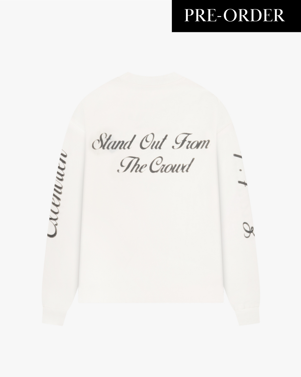 (pre order) Logo Long Sleeve T-Shirt White