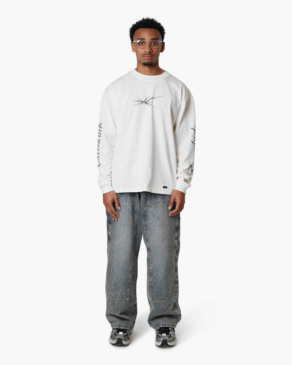 Logo Long Sleeve T-Shirt White