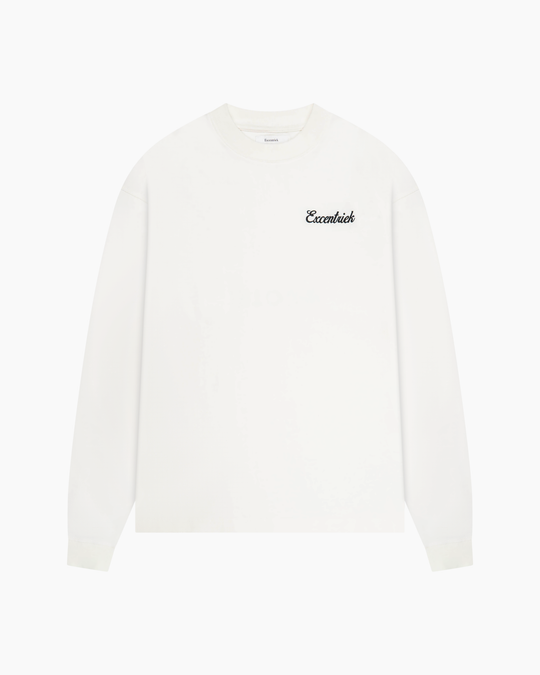 Initial Long Sleeve | White