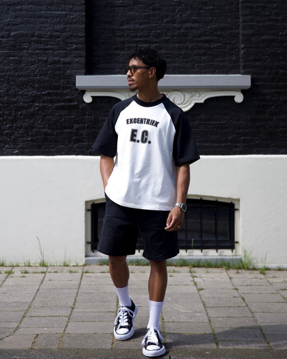 Baseball Tee | White/Black