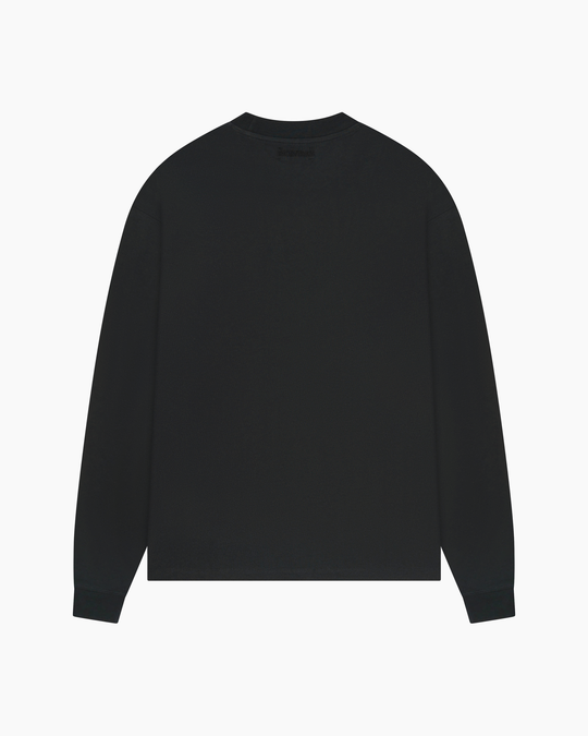 Initial Long Sleeve | Black