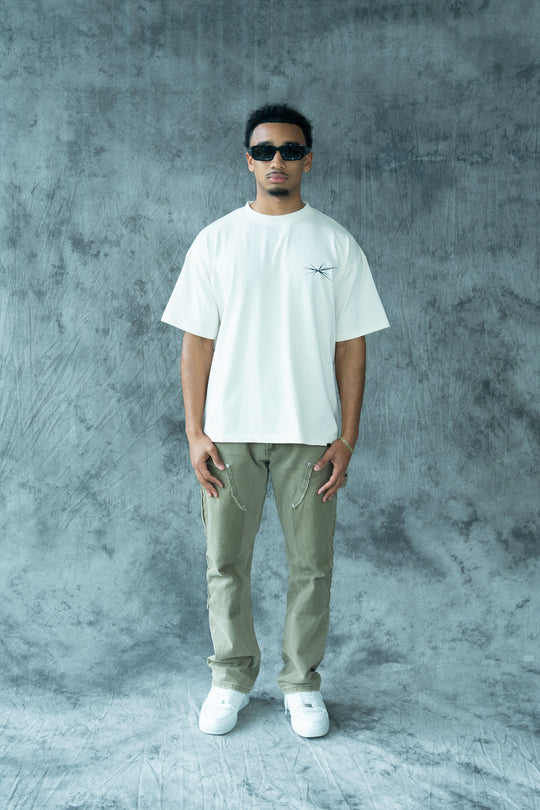 Paris X Excentriek Oversized T-Shirt Off White