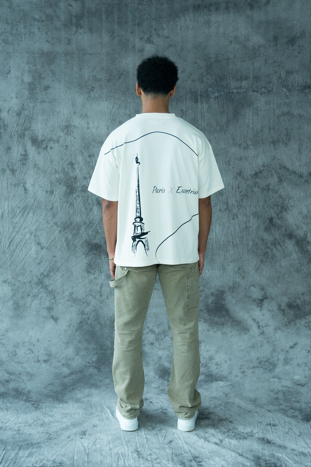 Paris X Excentriek Oversized T-Shirt Off White