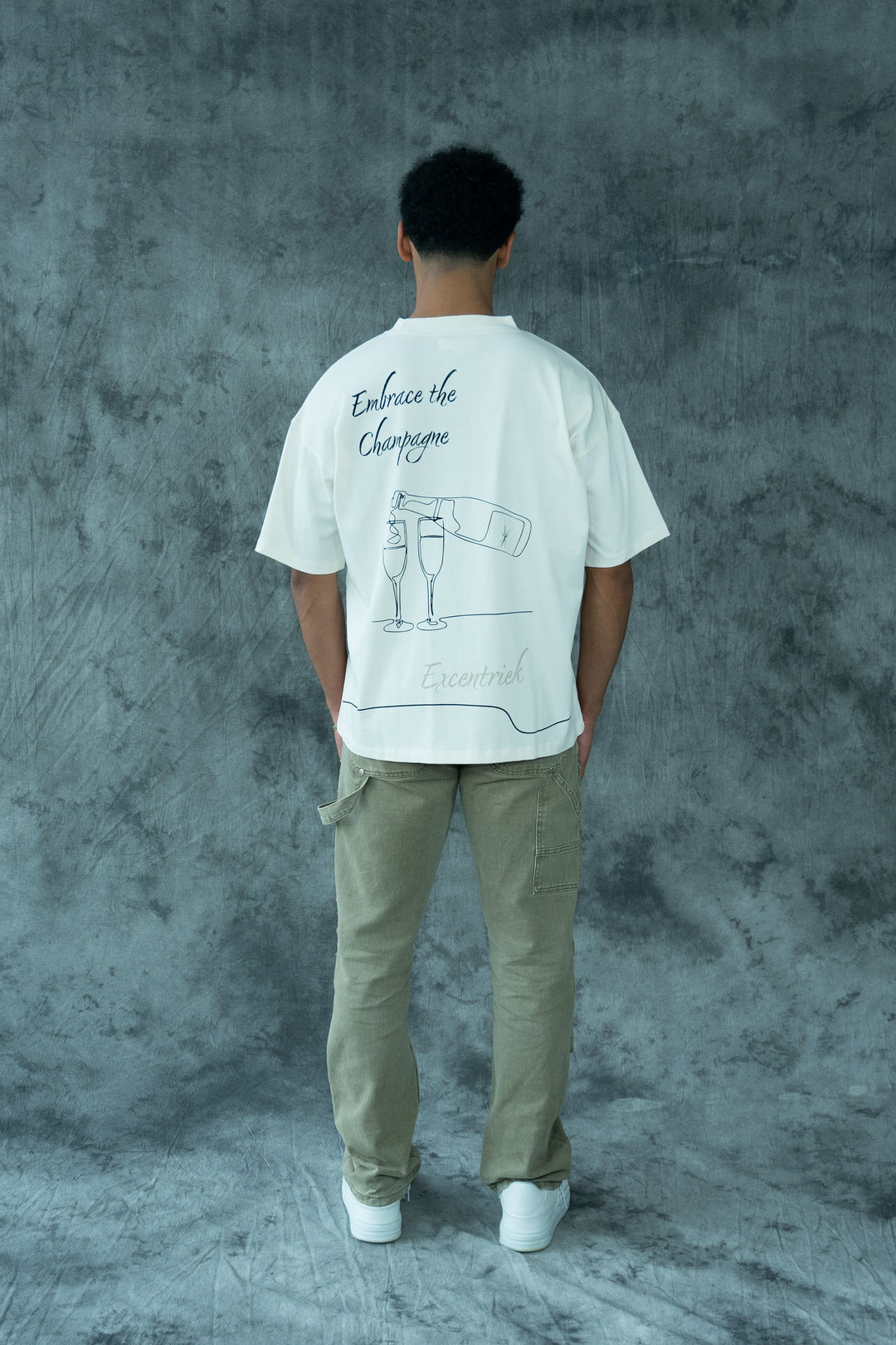 Champagne Oversized T-Shirt Off White