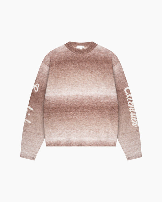 Blurred Lines Sweater | Tobacco Brown