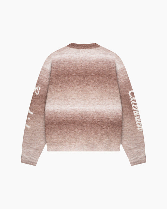 Blurred Lines Sweater | Tobacco Brown