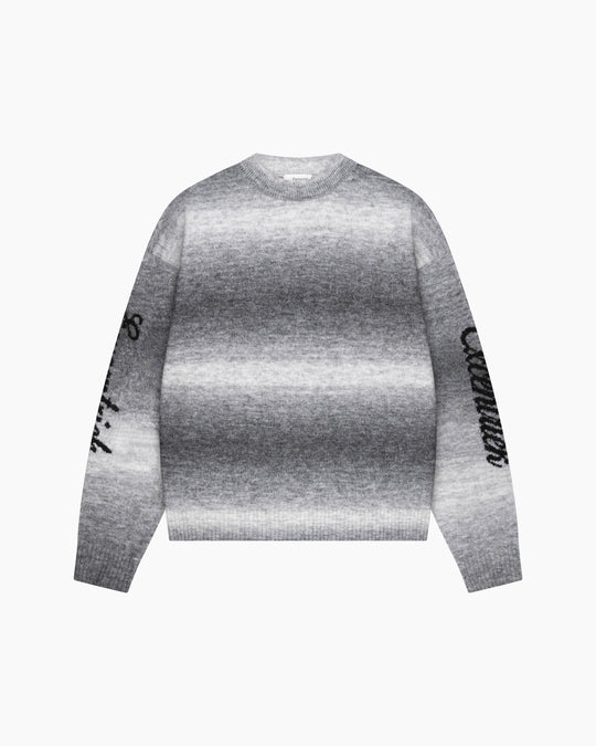 Blurred Lines Sweater | Marble Grey