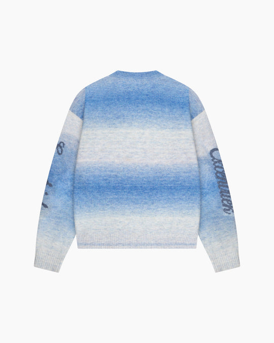 Blurred Lines Sweater | Ocean Blue