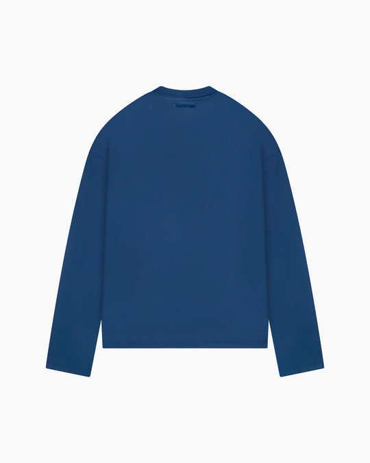 Stitched Long Sleeve | Washed Blue