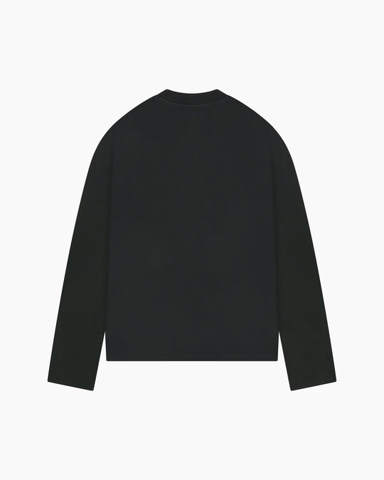 Stitched Long Sleeve | Washed Antracite