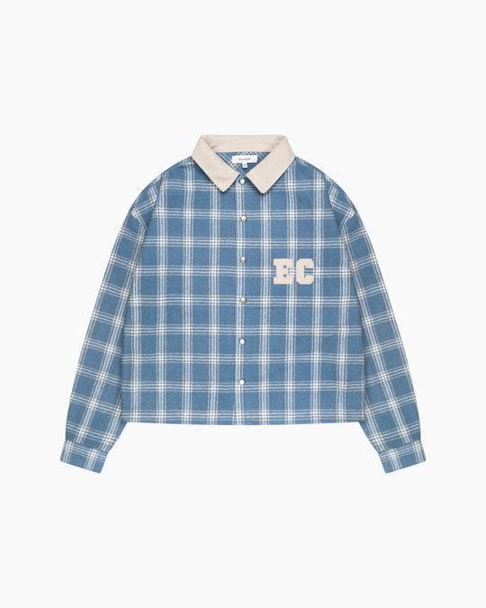 Contrast Flannel Blue