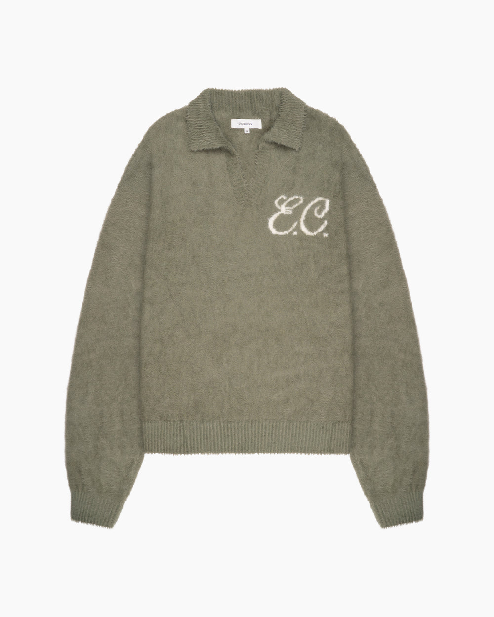 Furry Polo Deep Green