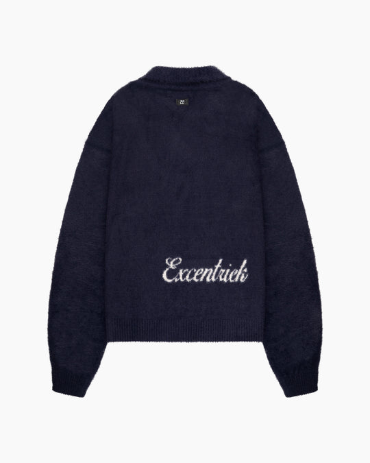 Furry Polo Deep Blue