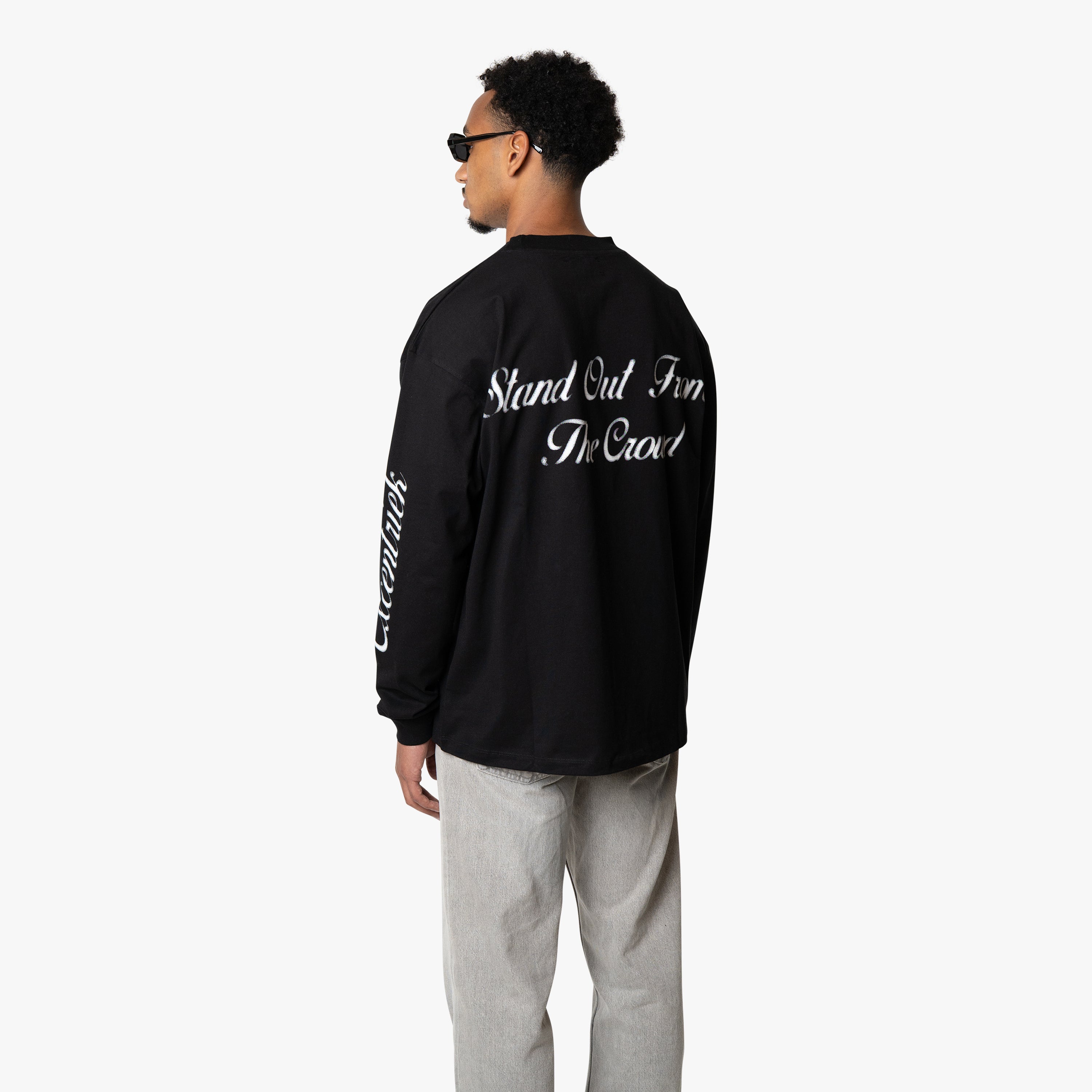 Logo Long Sleeve T-Shirt Black | Excentriek – Excentriek
