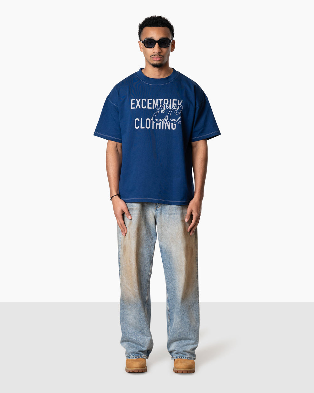 Outerlines Tee Ocean Blue