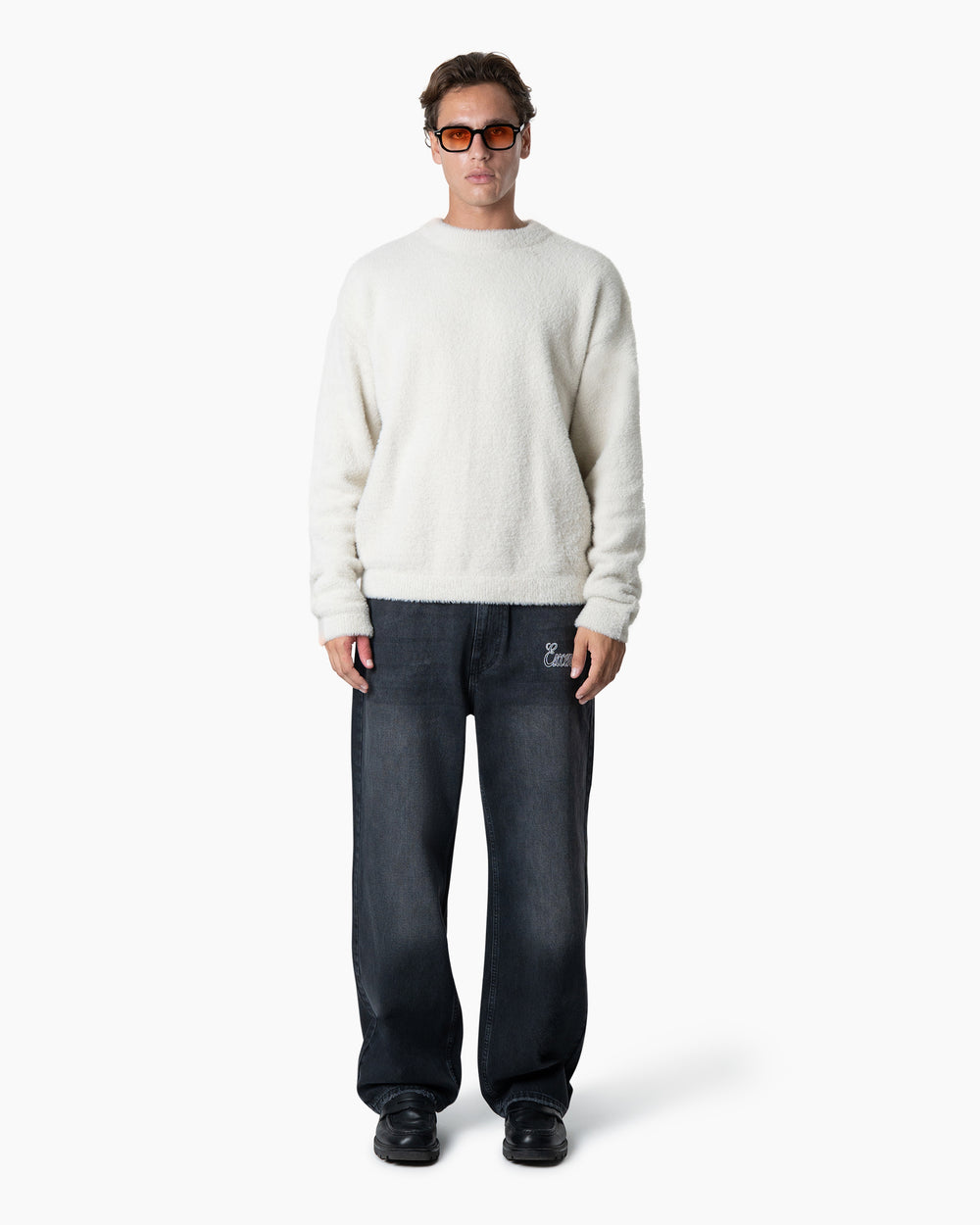 Furry Sweater | Cloud Grey