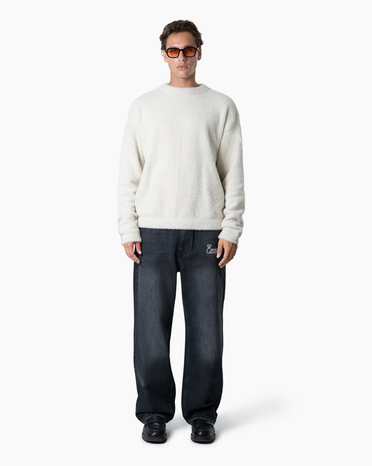 Furry Sweater | Cloud Grey