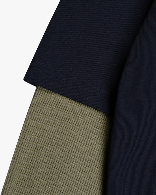 Crest Long Sleeve | Blue/Green