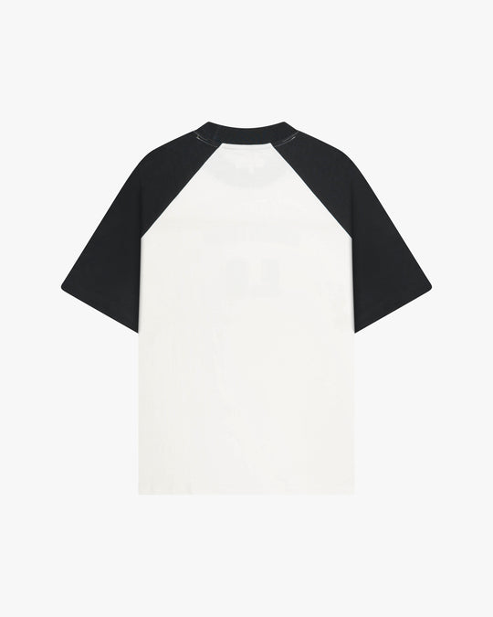 Baseball Tee White/Black