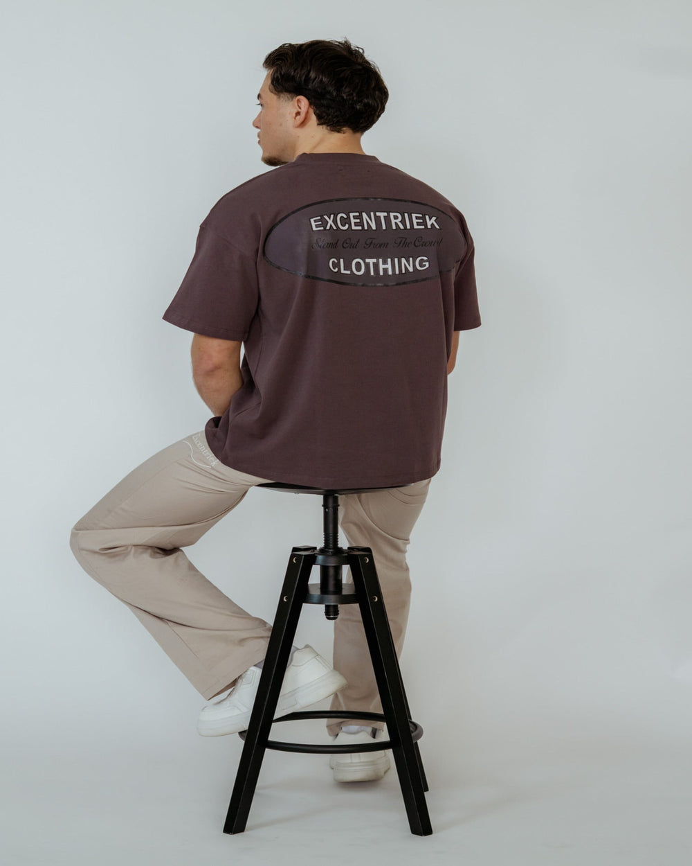 Check The Back Tee Charcoal