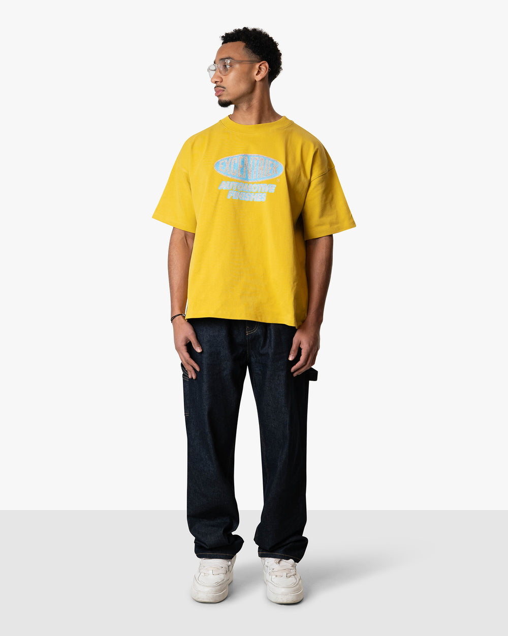 Automotive Tee Broken Mustard