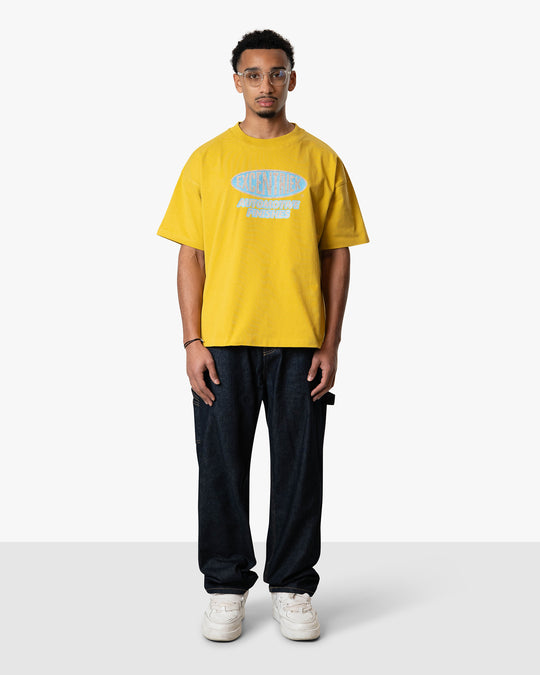 Automotive Tee Broken Mustard